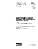 ISO/IEC ISP 11186-1:1996, Information technology - International Standardized Profiles FVT3nn - Virtual Terminal Basic Class - Register of attribute assignment ... Part 1: FVT321 - Font Assignment Type No. 1