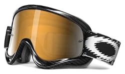 Oakley Pro-Frame Graphic Frame with Iridium Lens MX Goggles,True Carbon Fiber Frame/Black Iridium Lens,one size