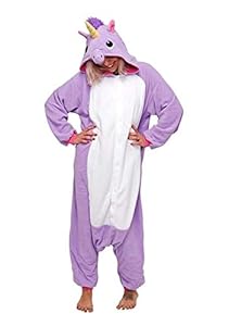 UBeauty Unisex-adult Kigurumi Onesie Unicorn Pajamas (S, Purple)