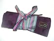 Della Q Purple Lily Crochet Roll 15 Pocket Case 166-2