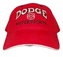 Dodge Motorsports Hemi Cotton Hat Cap - (Red, 2 Different Styles)