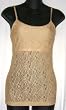 LACE Cotton/Spandex Camisole Cami with Built in Shelf Bra and Adjustable spaghetti straps in 4 colors (Click for colors)