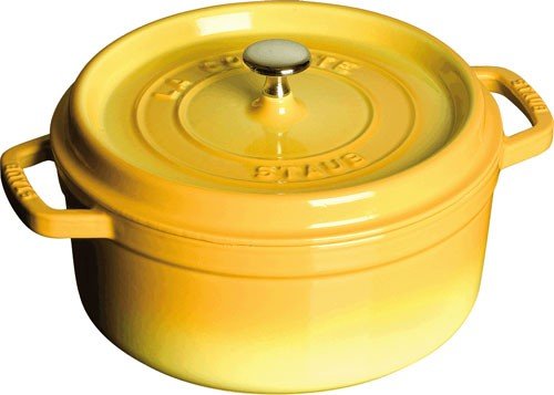 Staub Round Cocotte - - Lemon