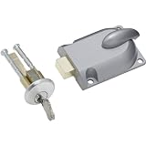 National Hardware V7651 Garage Door Dead Bolt Lock, Aluminum