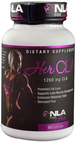 NLA For Her Her CLA -- 1200 mg - 60 Softgels (Pack of 3)