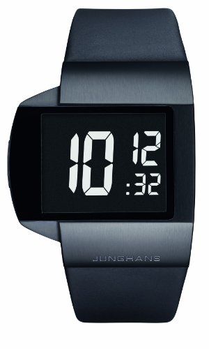 Junghans Herren-Armbanduhr XL Futura Digital Leder 026/4104.00 Preisvergleich