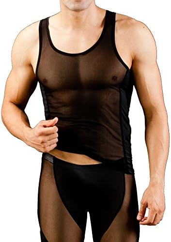 WANGJIANG Men's Performance Mesh Tank Top