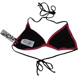 Fox Racing Revive Triangle Women's Top Swim Suit Swimwear w/ Free B&F Heart Sticker Bundle - Strawberry / Medium