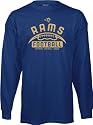 St. Louis Rams -Navy- Gym Issue Long Sleeve T-Shirt