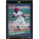 1986 Donruss Kirby Puckett Minnesota Twins Baseball Card #72 - Mint Condition - Shipped In Protective ScrewDown Display Case!!
