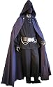 Mittelalter Cape, Gothic Umhang, Vampir, Larp Mantel 48-56 Dunkelblau 5003