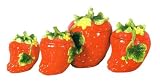 STRAWBERRY 3-D Canister Set of 4 Canisters NEW