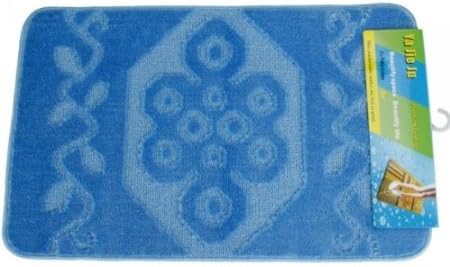 Blue High-low Circle Flocking Cushion 13008563