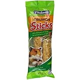 Vitakraft Hamster Whole Grains & Honey Treat Sticks 2 Pack, 4 Ounce