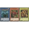 YuGiOh Legendary Collection Ultra Rare God Card Set of 3 Egyptian God Cards S...