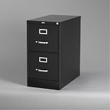 25 Deep Commercial Grade File Cabinet (Black) (28.38H x 15W x 25D)
