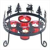 Rustic Deer Candleholder