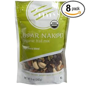 Bear Naked Organic High Sierra Trail Mix 5 -Ounce (Pack of 8)