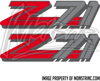 Chevy Chevrolet Z71 Decal Sticker 4x4 Off Road Offroad Truck Decals Silver Black
