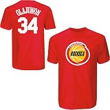 Majestic Athletic Hardwood Classics Houston Rockets Hakeem Olajuwon Player T-Shirt