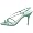 Nine West Women's Dayglow Sandal,Turquoise,8.5 M