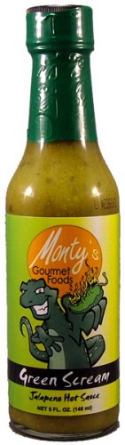 Award Winning Monty's Gourmet Green Scream Jalapeno Hot Sauce feat. Sheldon comic strip... by Dave's Gourmet