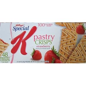Kellogg's Special K 48 Strawberry Pastry Crisps 100 Calories