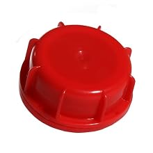 Argos C9037 Polypropylene Non-Vented Replacement Cap for 10L And 20L Argos Jerrican, 50mm Diameter, Red (Case of 2)