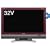 【エコポイント対象商品】 SHARP 32V型 ブルーレイ内蔵ハイビジョン液晶テレビ レッド系 LC-32DX2-R