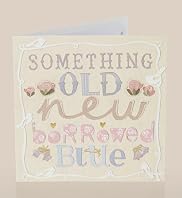 Something Old New Borrowed Blue Wedding Card