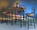 Pastel Furniture 30 x 40 inch Rectangular Marble Dining Table