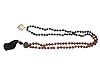 Protection Energy Mala Shani Mala Rudraksha Black Agate Meditation Mala