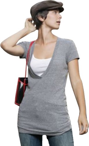 Alternative Apparel Eco-Heather V-Neck Tunic