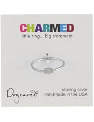 Dogeared Charmed Sterling Silver Hamsa Ring