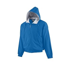 Hooded Taffeta Jacket Fleece Lined (Beta) by Augusta Sportswear (in 8 colors, Style# 3280)