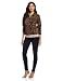 Jones New York Women's Printed Prince Street Jacket, Mocha Combo, Medium
