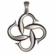 BICO AUSTRALIA JEWELRY (E310) - FYRAFISK - ABUNDANCE & CONTENTMENT - Comes with a Generic 18 inch (to 20in) Adjustable 4mm Black Rubber Necklace.