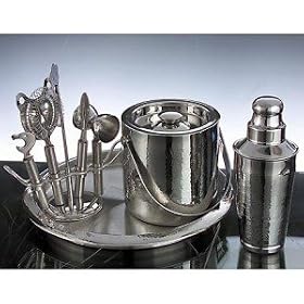 Hammered Bar Set by Jaf Gifts