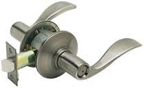 Schlage F40VACC620 Accent Privacy Lever, Antique Pewter