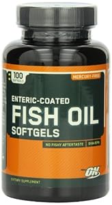 Optimum Nutrition Fish Oil, 100 Softgels (Pack of 3)