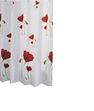 Produkt-Bild: Ridder 478000-350 Duschvorhang Textil 180 x 200 cm Mohn