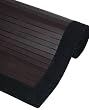 Mark Down Cheap Price - Bamboo Area Rug w/ Black Cotton Edge & Latex Back - 4ft. x 6ft. - Mocha