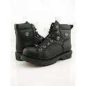 Harley-Davidson Men's 6 'Turbulent' Lace-up Motorcycle Boots - Black