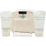 Romance By Ralph Lauren For Women. Set-eau De Parfum Spray 3.4 OZ & Body Lotion 1.7 OZ & Shower Gel 1.7 OZ & Purse