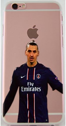 Zlatan Ibrahimovic iPhone 6s Plus Transparent Cell Phone Case Protective Graphic Image of PSG star player