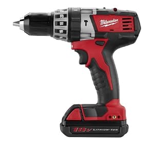 Milwaukee 2602-22CT M18 18-Volt Cordless 1 2-Inch Hammer Drill Driver Kit by Milwaukee