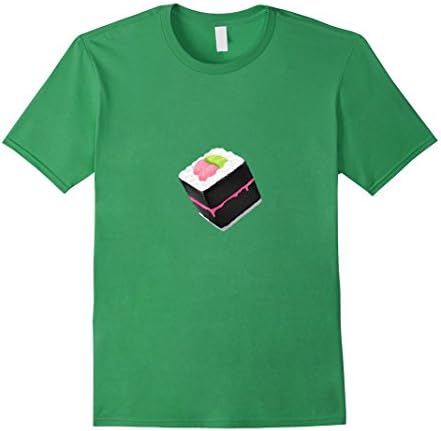 Men's I love Sushi - Japanese Food T-Shirt Small Grass