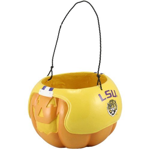 LSU Tigers Halloween Pumpkin Bucket