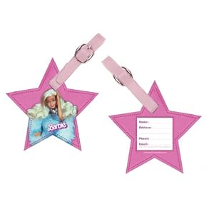 Buy BARBIE pink Star LUGGAGE tag ID travel bag SUITCASE NU by Vandor/Lyon Design