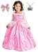 Sleeping Beauty Dress with Wondercharms Necklace - MEDIUM (3-5)